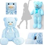 Orsetto Cleo Cm 96 Peluche Azzurro (ODG876)