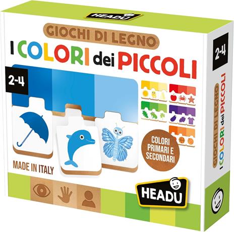 Headu - I Colori Dei Piccoli - Colori e Gradazioni per i Piccoli, Gioco Educativo per bambini dai 2 ai 4 anni