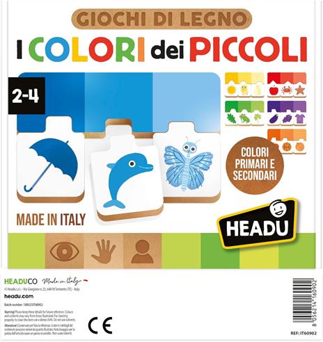 Headu - I Colori Dei Piccoli - Colori e Gradazioni per i Piccoli, Gioco Educativo per bambini dai 2 ai 4 anni - 2
