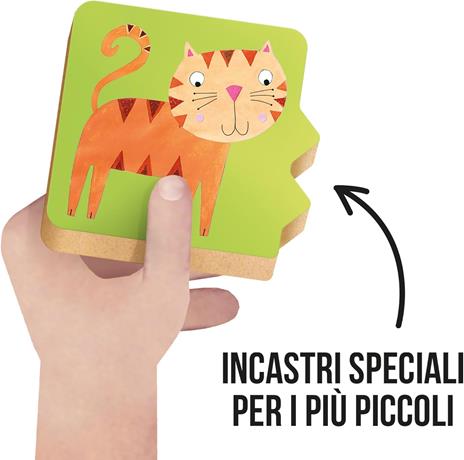 HEADU - Grande e Piccolo, Con Speciali Incastri Didattici, Un Gioco Educativo per Bambini dai 2 ai 4 Anni - 4