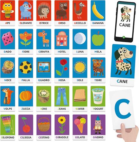 Headu - Flashcards Parlanti i Suoni dell'Alfabeto, Con il Metodo Fonetico Interattivo, Un Gioco Educativo dai 2 ai 4 anni - 3