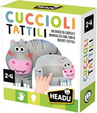 Headu - Cuccioli Tattili Montessori, Un Gioco Educativo di Logica e Manualità fine, per Bambini dai 2 ai 4 anni