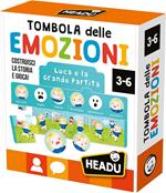Headu - Tombola delle Emozioni, Costruisci la Storia e Gioca! Un Gioco Educativo per Bambini dai 3 ai 6 anni, Made in Italy