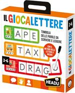 Headu - Il Giocalettere - Tombola delle Parole da Scrivere e Leggere - Un Gioco Educativo per Bambini dai 3 ai 6 anni