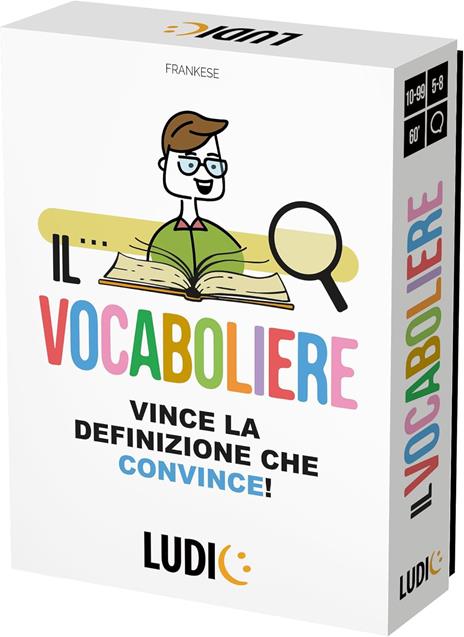 Ludic - Il Vocaboliere - Il Gioco dei Significati delle Parole - da 5 a 8 Giocatori, Anni 10+