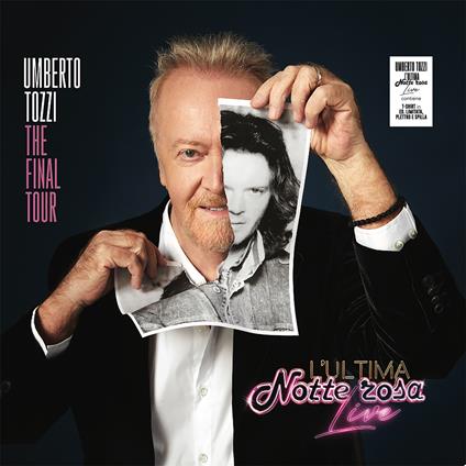 L'Ultima Notte Rosa. The Final Tour Live (Special Deluxe Box - Limited Edition: 2 LP + T-Shirt, Plettro autografato e Spilla) - Vinile LP di Umberto Tozzi