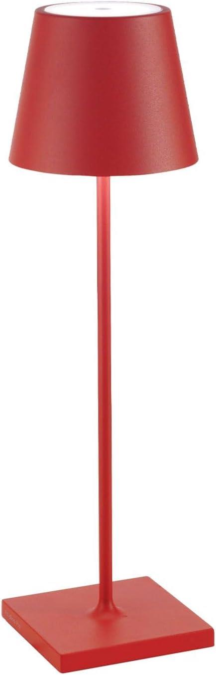Lampada Poldina Pro Tavolo Rosso