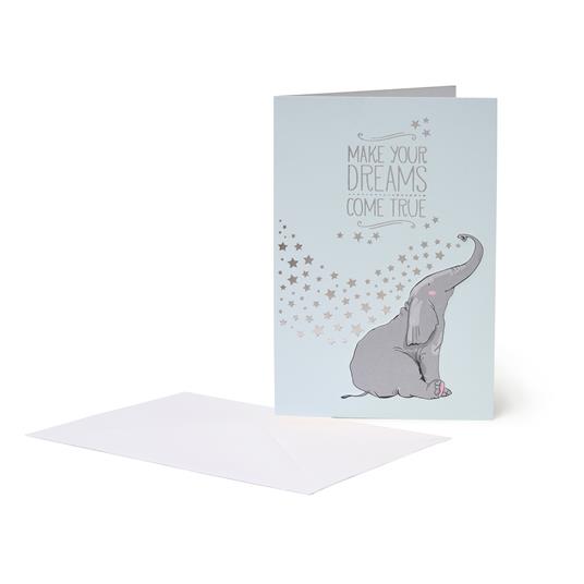 Biglietto auguri Felicità Elefante Legami, Happiness Greeting Cards Elephant - 11,50 x 17 cm - 2