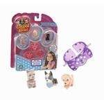 Giochi Preziosi. Cuccioli Cerca Amici, Set 3 Cagnolini con Accessorio per Bambina, Modelli Assortiti