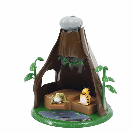 Vita Da Giungla. Playset Vulcano Con 2 Personaggi - 3