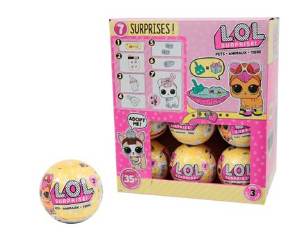 LOL Surprise! Pets. Pallina 7 Strati Con Mini Cucciolo