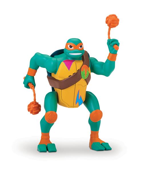 Teenage Mutant Ninja Turtles - Rise Of - Personaggio Deluxe Ninja Attack Con Suoni - 9