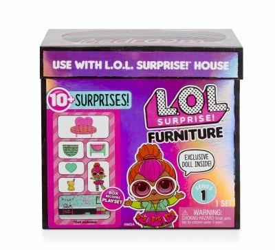 LOL Surprise!Set 4 Arredamenti + Doll Display 8pz - 11