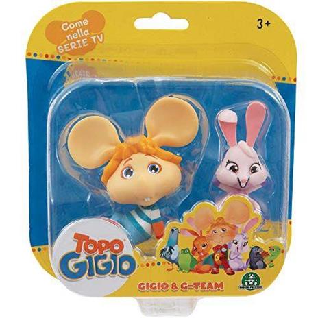 Grandi Giochi- Topo Gigio-mini Gigio & G-team 2 Personaggi, 8056379106265
