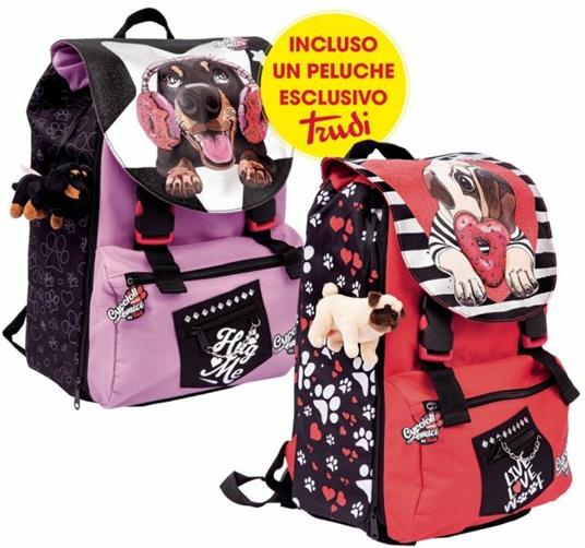 Zaino estensibile Trudy Cuccioli Cerca Amici Assortito - 40x28x28 cm