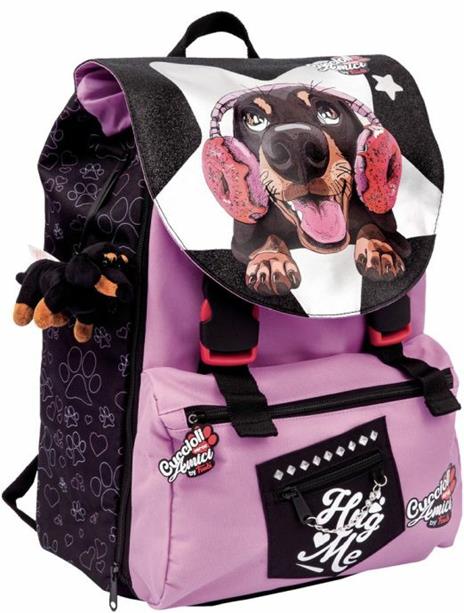 Zaino estensibile Trudy Cuccioli Cerca Amici Assortito - 40x28x28 cm - 2