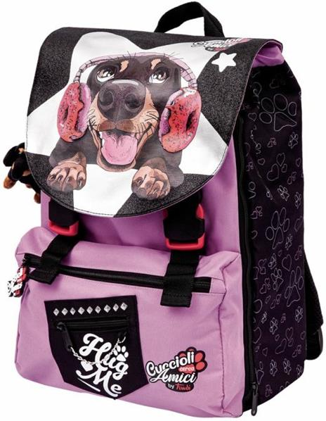 Zaino estensibile Trudy Cuccioli Cerca Amici Assortito - 40x28x28 cm - 4