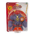 Gormiti personaggi allungabili, serie 3, alfa lord keyron, con funzione stretch, allungabili fino a 3 volte la loro dimensione