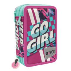 GoPop 22 Astuccio triplo Go Girl - 13 x 19,5 x  6,5 cm