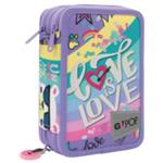 GoPop 22 Astuccio triplo Love - 13 x 19,5 x 6,5 cm
