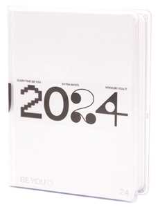 Cartoleria Diario BEYOU 2023-24, Extra White Easy - 12,5 x 16,5 cm BEYOU
