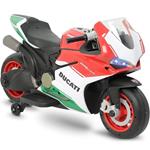 Feber Ducati 2138 Moto Elettrica per Bambini 12v Luci e Suoni 3+