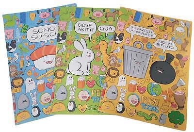 Quaderno Pera Toons a righe 5mm - formato A4