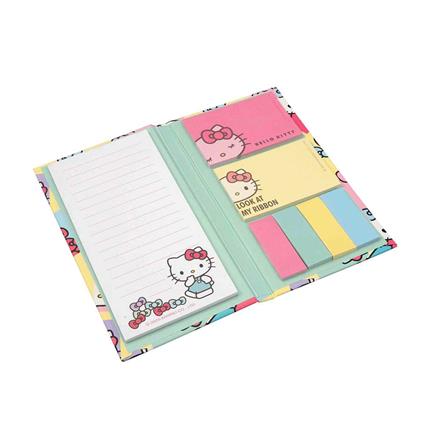 Kit con foglietti adesivi colorati Hello Kitty
