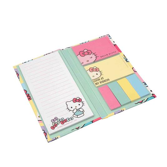 Kit con foglietti adesivi colorati Hello Kitty