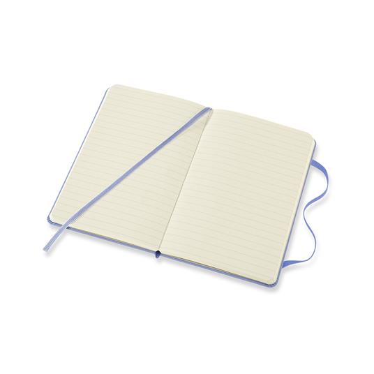 Taccuino Moleskine a righe Pocket copertina rigida Hydrangea. Blu - 4