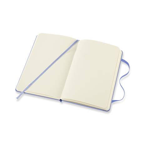 Taccuino Moleskine a pagine bianche Pocket copertina rigida Hydrangea. Blu - 4