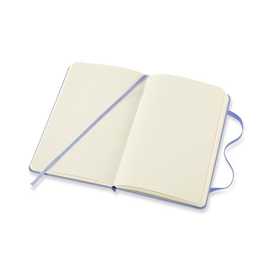 Taccuino Moleskine a pagine bianche Pocket copertina rigida Hydrangea. Blu - 4
