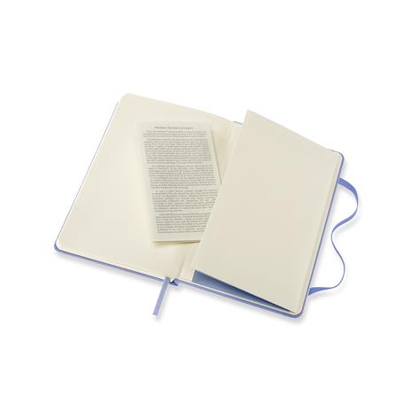 Taccuino Moleskine a pagine bianche Pocket copertina rigida Hydrangea. Blu - 5