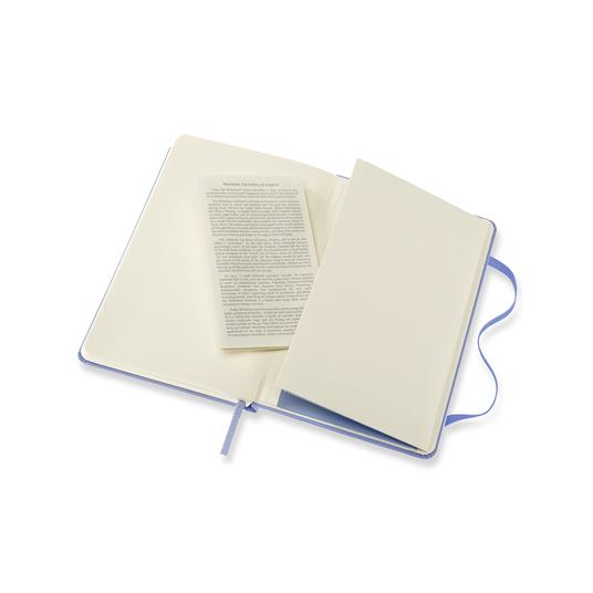 Taccuino Moleskine a pagine bianche Pocket copertina rigida Hydrangea. Blu - 5