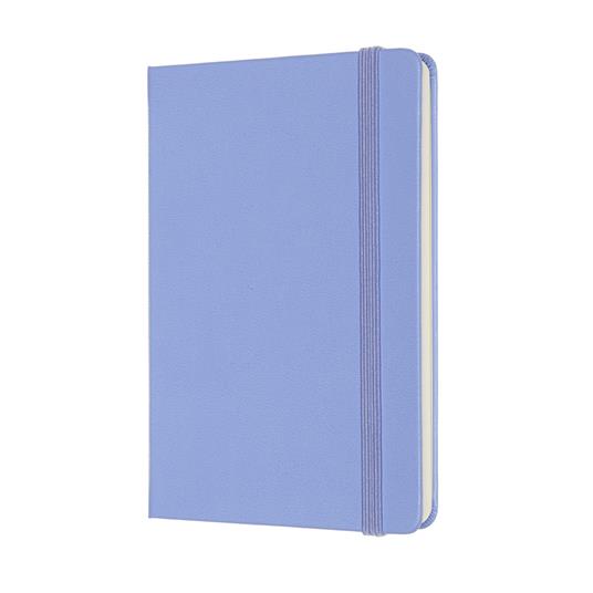 Taccuino Moleskine a pagine bianche Pocket copertina rigida Hydrangea. Blu - 2