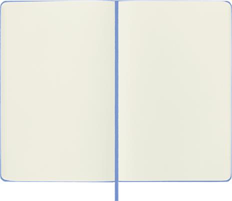 Taccuino Moleskine a pagine bianche Large copertina rigida Hydrangea. Blu - 3