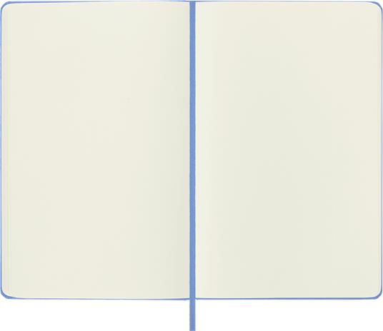 Taccuino Moleskine a pagine bianche Large copertina rigida Hydrangea. Blu - 3