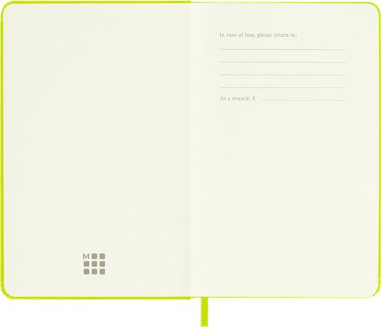 Taccuino Moleskine a righe Pocket copertina rigida Lemon. Verde - 2