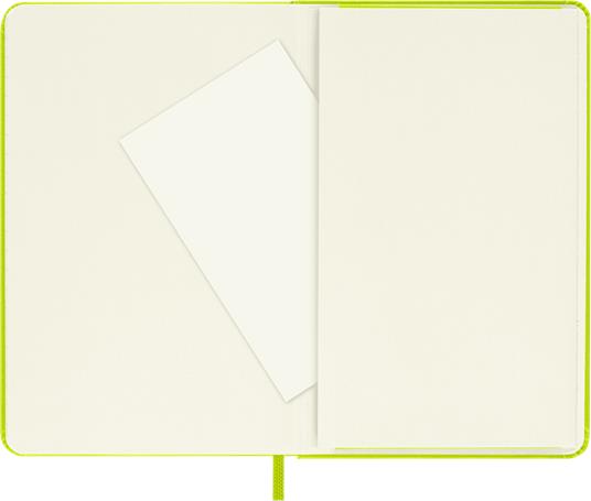 Taccuino Moleskine a righe Pocket copertina rigida Lemon. Verde - 4