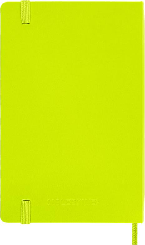 Taccuino Moleskine a righe Pocket copertina rigida Lemon. Verde - 5