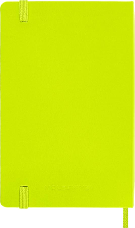 Taccuino Moleskine a righe Pocket copertina rigida Lemon. Verde - 5