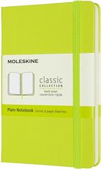 Taccuino Moleskine a pagine bianche Pocket copertina rigida Lemon. Verde