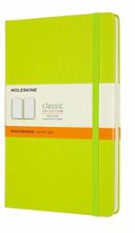 Taccuino Moleskine a righe Large copertina rigida Lemon. Verde