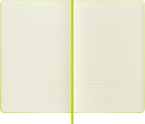 Taccuino Moleskine a righe Large copertina rigida Lemon. Verde - 3