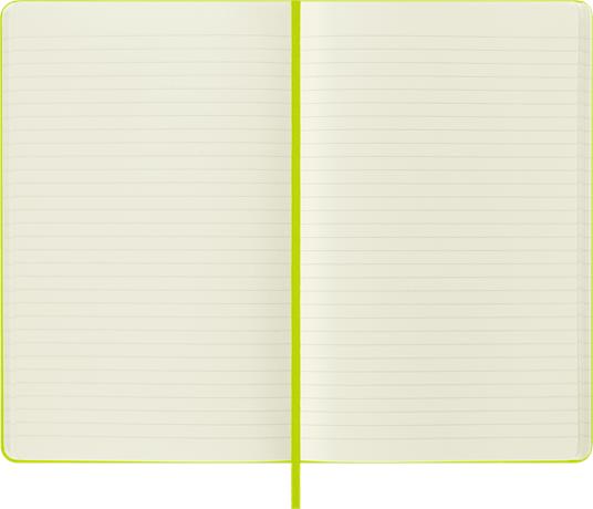 Taccuino Moleskine a righe Large copertina rigida Lemon. Verde - 3