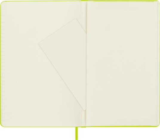 Taccuino Moleskine a righe Large copertina rigida Lemon. Verde - 4