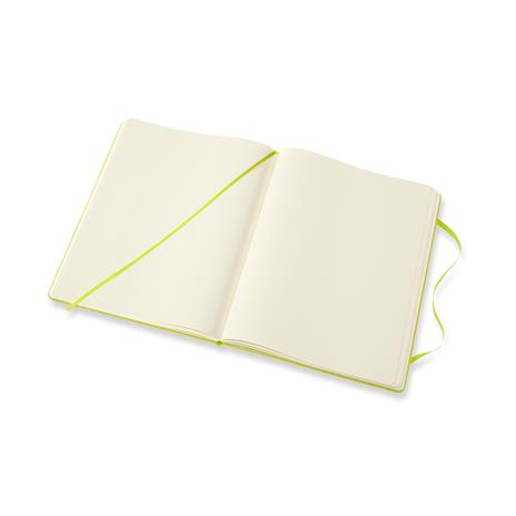 Taccuino Moleskine a pagine bianche X-Large copertina rigida Lemon. Verde - 3