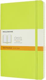 Taccuino Moleskine a righe Large copertina morbida Lemon. Verde