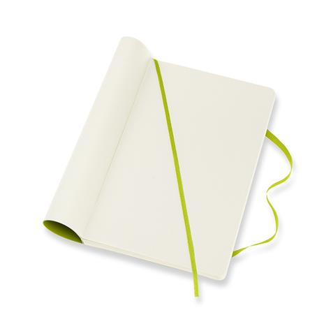 Taccuino Moleskine a pagine bianche Large copertina morbida Lemon. Verde - 4