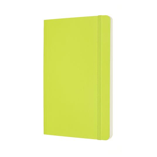 Taccuino Moleskine a pagine bianche Large copertina morbida Lemon. Verde - 2